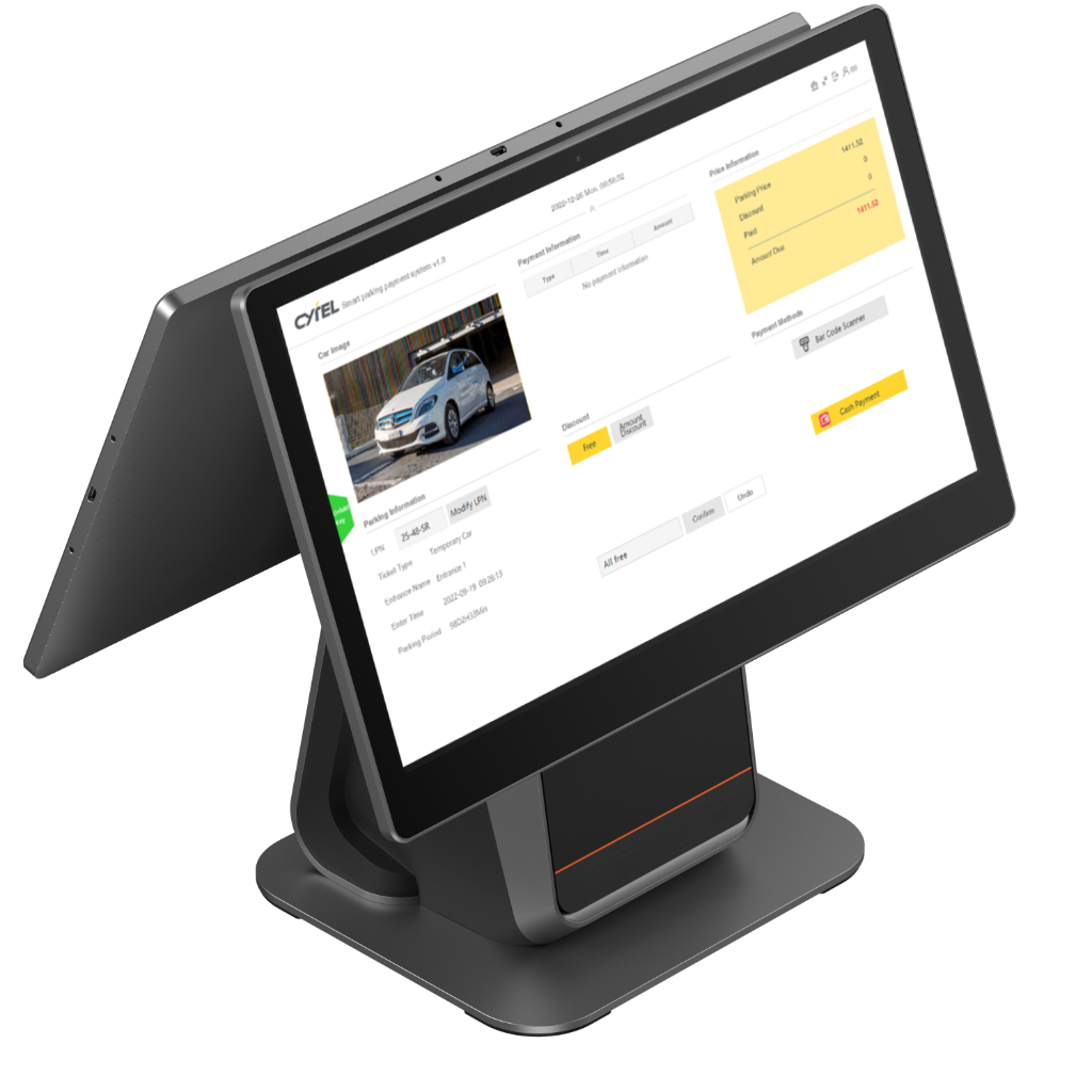 Cytel Dual-Screen Cashier POS Terminal